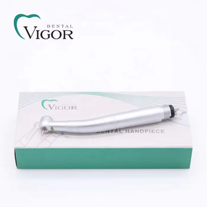 Pieza de mano dental de fibra óptica con 4 chorros de agua, botón pulsador, LED y alta velocidad - Product Image 6