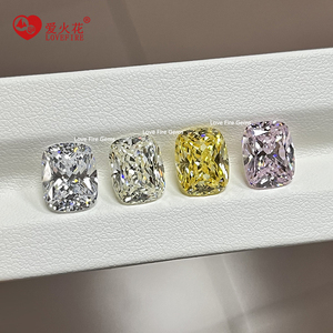 Zirconia Cúbica Sintética de Corte Alargado en Todos los Tamaños, Color Amarillo Muy Claro, Blanco Cálido G, 5a - Product Image 1