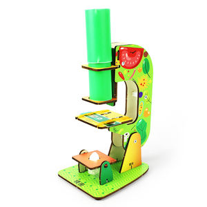 DIY顕微鏡子供の早期教育活動エンジニアリングおもちゃキットDIYサイエンスキット - Product Image 1