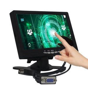 Mini 8 pouces TFT LCD rétro-éclairé résistif USB écran tactile VGA moniteur pour <span class=keywords><strong>Restaurant</strong></span> - Product Image 1
