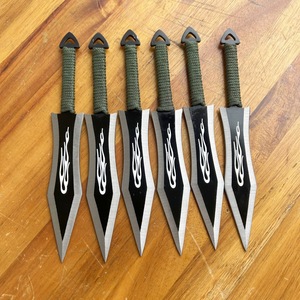 Juego de 6 Cuchillos de Bolsillo Tácticos de Acero Inoxidable de Alta Calidad con Hoja Recta, Personalizables OEM/ODM - Product Image 3