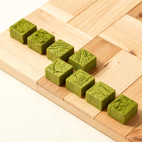 Mini chocolat cru au matcha, chocolat vert de style japonais, boîte cadeau personnalisée