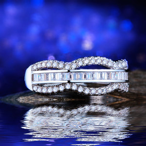 Anelli a Rete Ondulata per Coppie, Personalizzabili, per Donna e Uomo, Accessorio Gioiello per Feste e Vacanze - Product Image 4