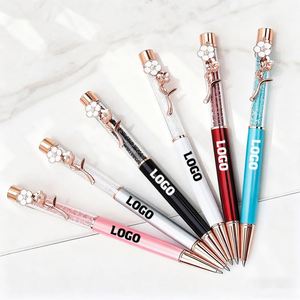 Bolígrafo de Metal de Alta Calidad con Diseño de Flor, en Varios Colores, Personalizable con Logotipo, Gran Venta - Product Image 1