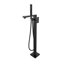 Grifo de Ducha y Bañera Empolo de Latón Cromado, con Soporte de Techo Tipo Lluvia, Válvula de Cerámica para Uso en Hoteles