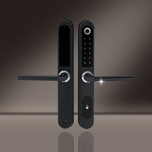 Serrure de porte intelligente numérique pour la maison, avec empreinte digitale, porte en aluminium, serrures de porte en métal, serrure intelligente verticale, reconnaissance faciale - Product Image 1