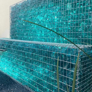 Bloques/Rocas/Arena de Vidrio Reciclado Azul Océano a Precio de Fábrica, Varios Tamaños, Estilo Hada para Decoración de Arte y Paisajismo de Jardín - Product Image 3
