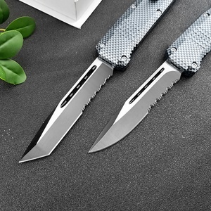 BM-C07 DIY Outdoor <b>Multi</b> Functional Hunting Mountaineering <b>Tool</b> 2.8mm Industrial 440C Stainless Steel <b>Camping</b> Knife Sawtooth - Product Image 2