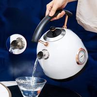 Bouilloire électrique portable en acier inoxydable 304 de 1,8 L avec télécommande, arrêt automatique, contrôle de la température de l'eau, pour la maison, rapide