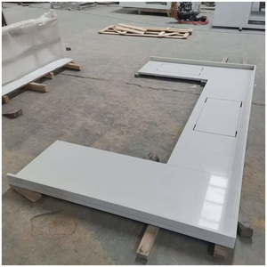 Comptoirs de cuisine et de salle de bain en quartz artificiel blanc neige - Projets écologiques à grande échelle pour les maisons et les manoirs - Product Image 2