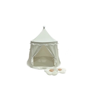 Tienda de juegos infantil de lona blanca para interiores, castillo de princesa, casa de juguete para niños de 2 a 4 años, unisex - Product Image 1