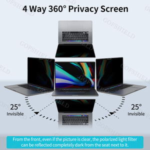 4 Cách Riêng Tư Bảo Vệ Màn Hình Phim MacBook Pro 16 Inch 2019 Có Thể Tháo Rời Chống Sốc Chống Ánh Sáng Màu Xanh Chống Lóa Điện Thoại Di Động - Product Image 2