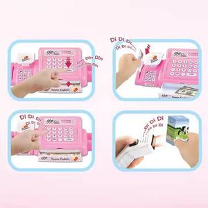 Juego de Juguetes de <span class=keywords><strong>Caja</strong></span> <span class=keywords><strong>Registradora</strong></span> de Supermercado con Certificación BIS para Niños, con Sonido, Luz y Pantalla, para Juegos de Simulación de Compras - Product Image 3