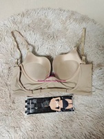 Soutien-gorge invisible sans couture en dentelle tricotée, respirant, à dos en U, à bonnets profonds, push-up, pour femme