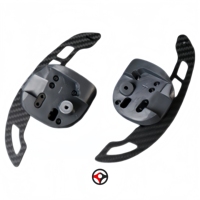 Pales de changement de vitesse magnétiques en fibre de carbone véritable pour Dodge, remplacement, pales de changement de vitesse allongées