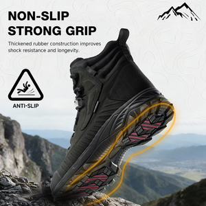 Bottes de randonnée en montagne de haute qualité garanties, OEM ODM, logo personnalisé, semelle en caoutchouc antidérapante - Product Image 3