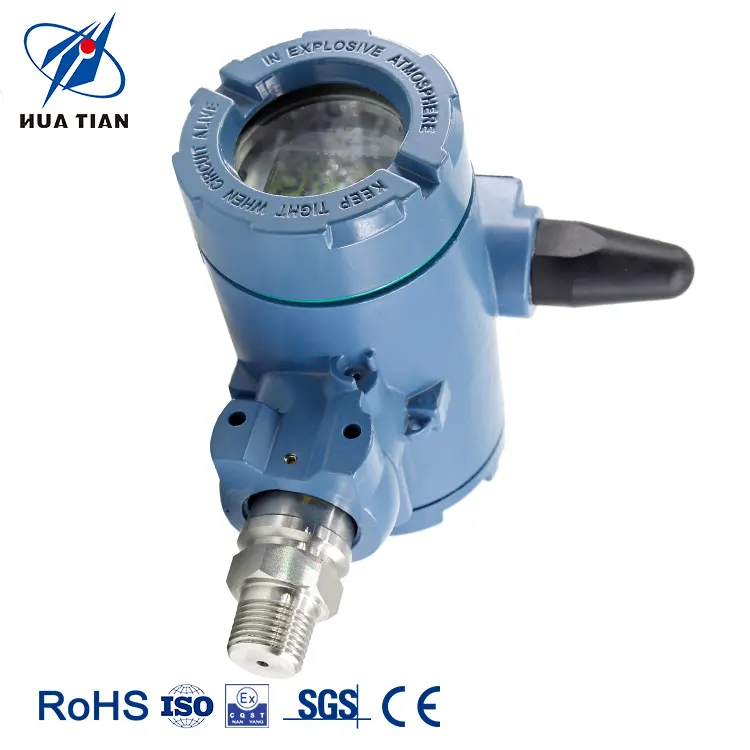 China Huatian CYBT4504 transductor de presión de autoclave inalámbrico transmisor de presión integrado de presión de temperatura