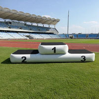 Podium gonflable portable pour événements sportifs, cérémonies de remise de prix et célébrations de tournois