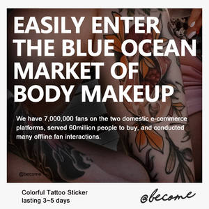OEM Tianmao Meilleur vendeur Lot de 100 feuilles de papier de <span class=keywords><strong>tatouage</strong></span> temporaire laser à jet d'encre imprimable Autocollant pour le corps qui brille dans le noir - Product Image 5