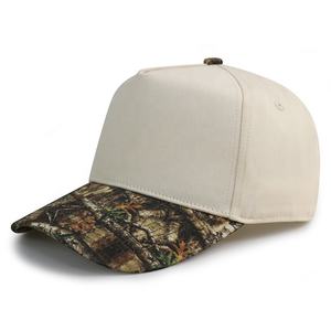 Бейсболка HBA54 унисекс с цифровым камуфляжем, 5-панельная, структурированная, двухцветная, с козырьком A-образной формы - Product Image 1