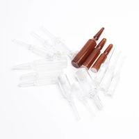 1/2/3/5/10/20ml ambre clair sérum seringue Ampoule bouteille en plastique Ampoule médicale bouteille cosmétique Essence parfum conteneur