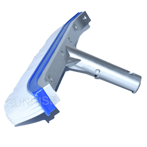 Cepillo de pared trasera para piscina de 18 ", herramientas de alta eficiencia de limpieza, mango de aluminio para <span class=keywords><strong>piscinas</strong></span> de <span class=keywords><strong>aguas</strong></span> <span class=keywords><strong>termales</strong></span> de Spa y estanque - Product Image 5