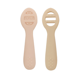 Cucharas de Silicona con Punta Suave para Bebés, 2 Piezas, Utensilios de Alimentación para Bebés, Cucharas para la Primera Etapa de Alimentación Autónoma, para la Dentición - Product Image 1