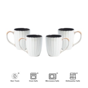 Semtember Promotion Golden Beige Stone Tool Embossed Tableware <b>Set</b> High End Premium Ceramic <b>Set</b> Safety Tableware <b>Set</b> - Product Image 5