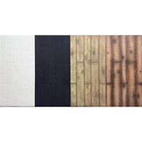 Panneau mural en pierre PU imitation bois de bateau ancien, facile à installer, adapté à l'intérieur et à l'extérieur, ignifuge et imperméable