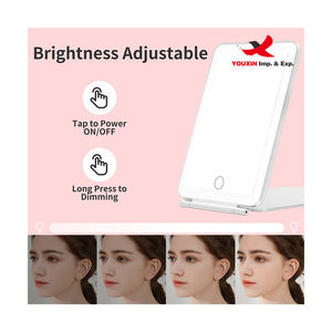 Mixed Procurement Low Price Wholesales LED Makeup <b>Mirror</b> with <b>10X</b> <b>Magnifying</b> <b>Mirror</b> Vanity 80 LED Lights Compact Portable - Product Image 4