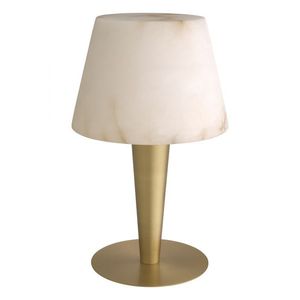 Marble Desk <b>Lamp</b> W300 H500 LED Light Source E26 Bulb <b>Base</b> Switch Control Single Head <b>Table</b> <b>Lamp</b> For Bedroom Living Room - Product Image 2