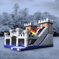 Rebond gonflable Offre Spéciale de palazzo avec le toboggan, ville gonflable d'amusement pour des enfants et des adultes