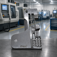 Machine à coudre surjeteuse Pegasus 700 à cinq fils avec plaque à aiguille pour matériaux fins et accessoires de fixation des bords 204367