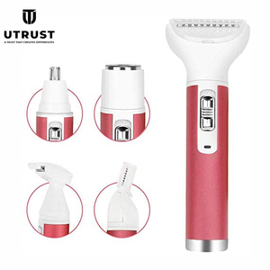 <span class=keywords><strong>Rasoir</strong></span> électrique 5 en 1 <span class=keywords><strong>pour</strong></span> <span class=keywords><strong>femme</strong></span>, épilation du visage, des oreilles, du maillot, des sourcils et des jambes - Product Image 1