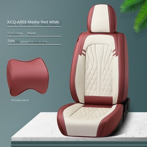 Coussin de siège avant de voiture de luxe en cuir nappa perforé respirant entièrement fermé quatre saisons hommes femmes Sagitar <span class=keywords><strong>Bora</strong></span> Jetta - Product Image 3