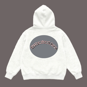 Custom Soft Fleece Casual Oversized Unisex Winter Autumn Hoodie with Front Personalized Logo Printing Polyester/Cotton