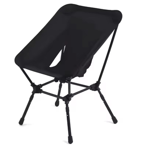 Chaise de camping et de pique-nique pliable en aluminium léger avec support carré pour l'extérieur, la plage et le parc - Product Image 6