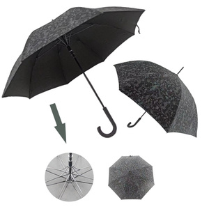 Promoción Paraguas recto personalizado de una sola capa a prueba de viento para sol y lluvia Perfecto como regalo de negocios o Paraguas personales - Product Image 5