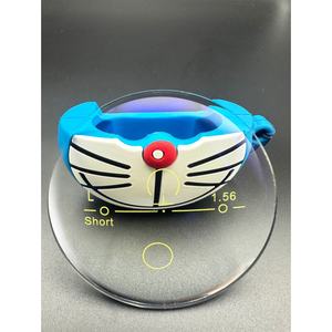 Résine Premium 1.56 Bleu HMC Revêtement 70MM <span class=keywords><strong>Lentilles</strong></span> Progressives Lunettes <span class=keywords><strong>de</strong></span> <span class=keywords><strong>Couleur</strong></span> Claire <span class=keywords><strong>avec</strong></span> <span class=keywords><strong>Correction</strong></span> <span class=keywords><strong>de</strong></span> la Myopie Coupe Bleue - Product Image 4