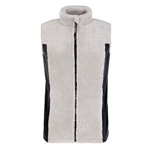 High Quality Recycled Sweater Fleece Vest <strong>Women's</strong> Outdoor <strong>Sherpa</strong> Fleece <strong>Gilet</strong> <strong>Women</strong> - Product Image 1