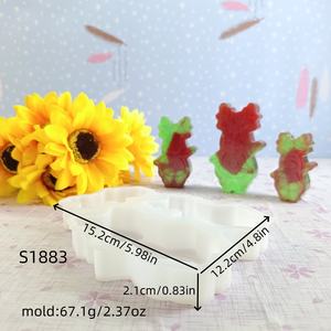 Moules de coulée en résine faits à la main pour bricolage Ins Style ornements décoratifs Santa Silicone outils de bureau moule outils de gâteau - Product Image 2