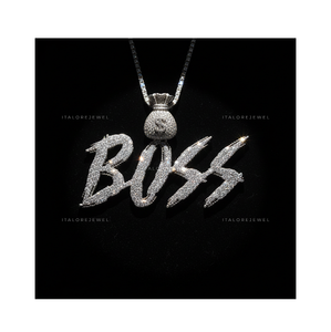 Colgante de letra MARC de plata 925 chapado en oro con moissanita, collar de alfabeto estilo hip hop, joyería de moda, regalo, amuleto, para fiesta, unisex - Product Image 1