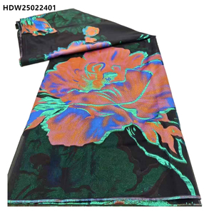 Tinh Tế Đám Cưới Lãng Mạn Váy Jacquard Vải Tuyn Ren Vải Thiết Kế Hoa Thổ Cẩm Ren Vải Tuyn Ren Lưới Vải - Product Image 5