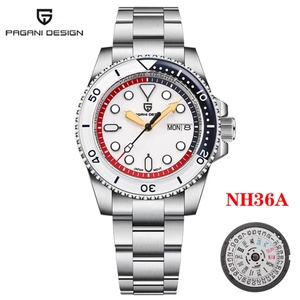 PAGANI DESIGN PD-1726 40MM New Men Mechanical Wristwatches NH36 Week Display Automatic <b>Watches</b> 100M Sport Waterproof <b>Watch</b> - Product Image 1
