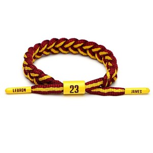 Bracelet tressé en nylon multicolore pour joueur de basket-ball, pour hommes et femmes, accessoire de sport - Product Image 3