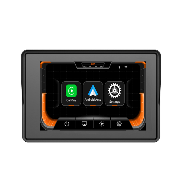 New 5'' Portable Motorcycle Navigation Screen CarPlay Android Auto TPMS Support Waterproof IP67 for 5.0 Compatible All