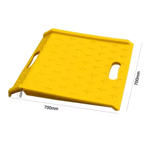 Rampa portátil para sillas de ruedas y motocicletas, rampas de acceso para aceras y umbrales con altura ajustable - Product Image 3