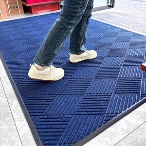 Tappetino da <span class=keywords><strong>ingresso</strong></span> a ciuffo per uso commerciale pesante con motivo Puzzle di lusso, <span class=keywords><strong>tappeto</strong></span> da pavimento per porte interne ed esterne - Product Image 6