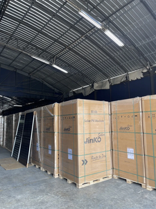 แผงโซลาร์เซลล์ <span class=keywords><strong>JINKO</strong></span> 590W JKM590N-72HL4-BDV-F8-EN แบบสองหน้าพร้อม UL & CSA สำหรับคลังสินค้าลาสเวกัส - Product Image 3