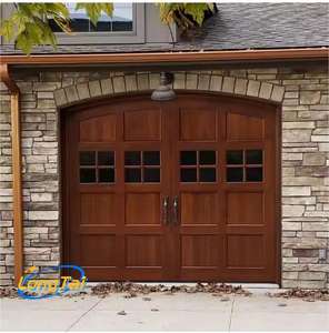 Porte de <span class=keywords><strong>garage</strong></span> en alliage d'aluminium de type bois LongTai avec contrôle multimode, prise en charge des commandes vocales et d'application - Product Image 2